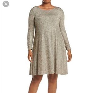 Long Sleeve Shimmer Dress
